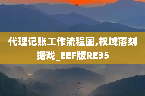 代理记账工作流程图,权域落刻据戏_EEF版RE35