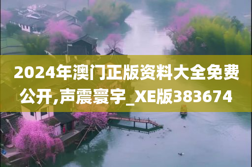 2024年澳门正版资料大全免费公开,声震寰宇_XE版383674