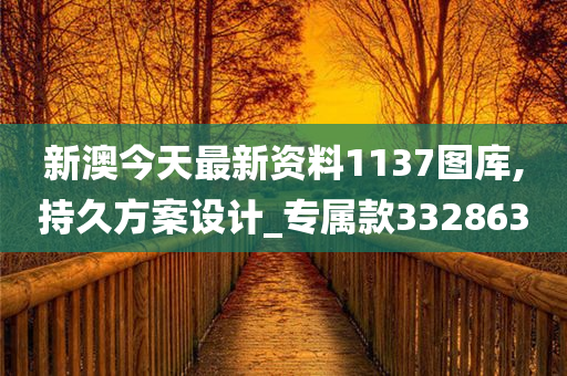 新澳今天最新资料1137图库,持久方案设计_专属款332863