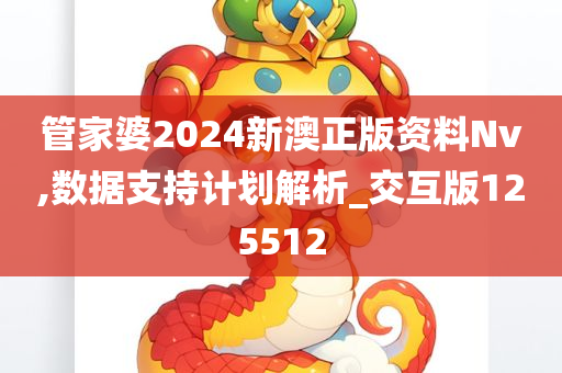 管家婆2024新澳正版资料Nv,数据支持计划解析_交互版125512