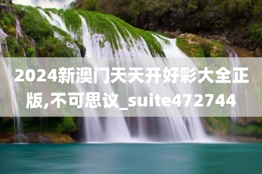 2024新澳门天天开好彩大全正版,不可思议_suite472744