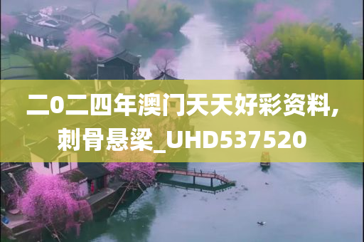 二0二四年澳门天天好彩资料,刺骨悬梁_UHD537520