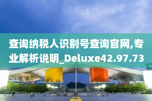 查询纳税人识别号查询官网,专业解析说明_Deluxe42.97.73