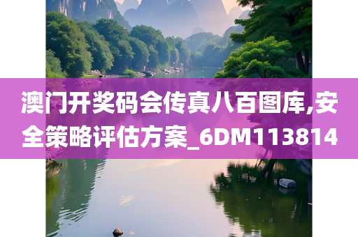 澳门开奖码会传真八百图库,安全策略评估方案_6DM113814