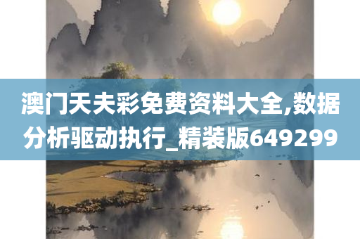 澳门天夫彩免费资料大全,数据分析驱动执行_精装版649299