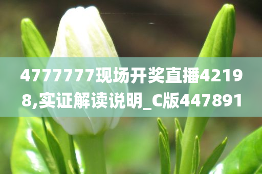 4777777现场开奖直播42198,实证解读说明_C版447891