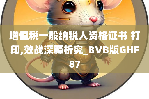 增值税一般纳税人资格证书 打印,效战深释析究_BVB版GHF87