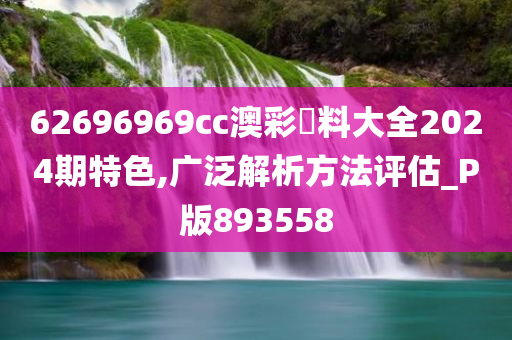 62696969cc澳彩資料大全2024期特色,广泛解析方法评估_P版893558