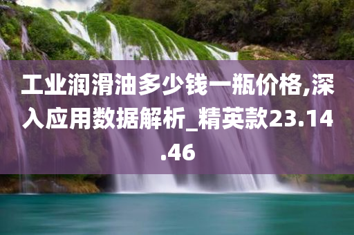 工业润滑油多少钱一瓶价格,深入应用数据解析_精英款23.14.46