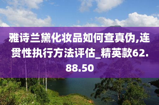 雅诗兰黛化妆品如何查真伪,连贯性执行方法评估_精英款62.88.50