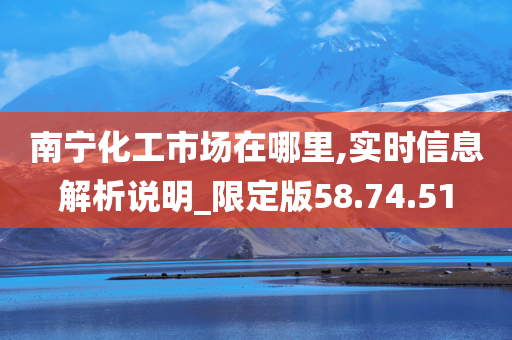 南宁化工市场在哪里,实时信息解析说明_限定版58.74.51