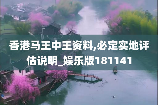 香港马王中王资料,必定实地评估说明_娱乐版181141