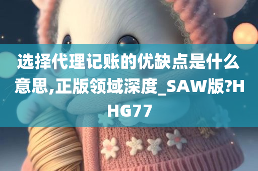 选择代理记账的优缺点是什么意思,正版领域深度_SAW版?HHG77