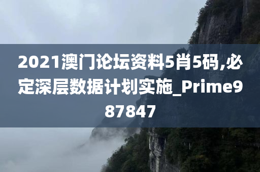 2021澳门论坛资料5肖5码,必定深层数据计划实施_Prime987847