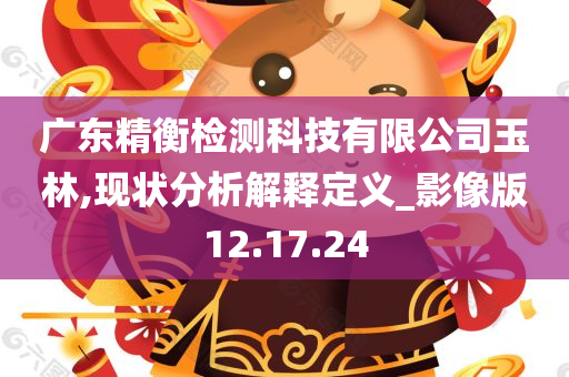 广东精衡检测科技有限公司玉林,现状分析解释定义_影像版12.17.24