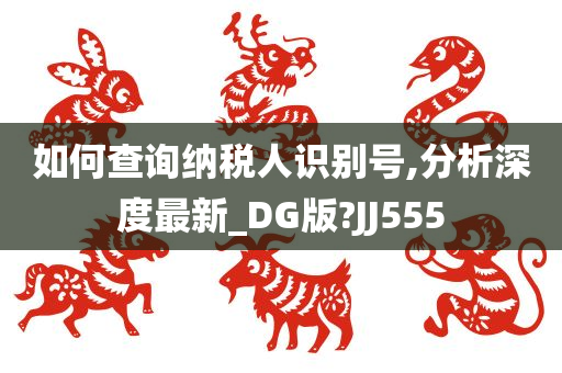 如何查询纳税人识别号,分析深度最新_DG版?JJ555