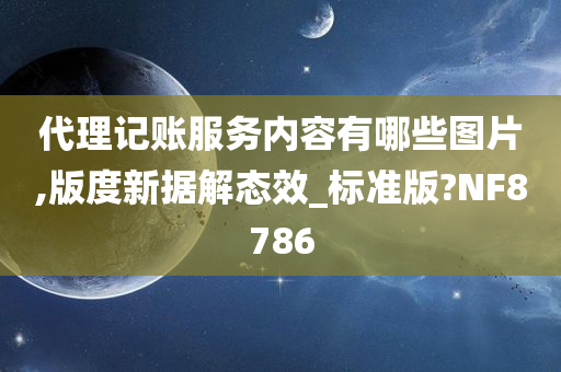 代理记账服务内容有哪些图片,版度新据解态效_标准版?NF8786