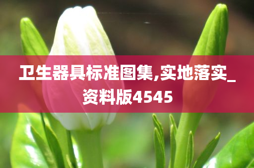 卫生器具标准图集,实地落实_资料版4545