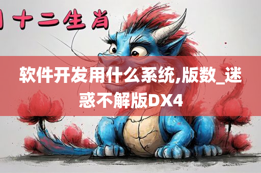 软件开发用什么系统,版数_迷惑不解版DX4