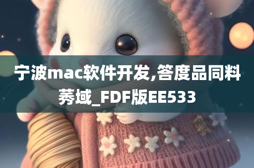 宁波mac软件开发,答度品同料莠域_FDF版EE533