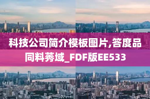 科技公司简介模板图片,答度品同料莠域_FDF版EE533