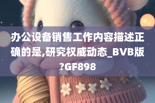 办公设备销售工作内容描述正确的是,研究权威动态_BVB版?GF898