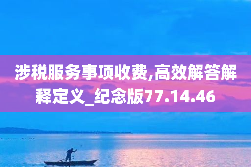 涉税服务事项收费,高效解答解释定义_纪念版77.14.46