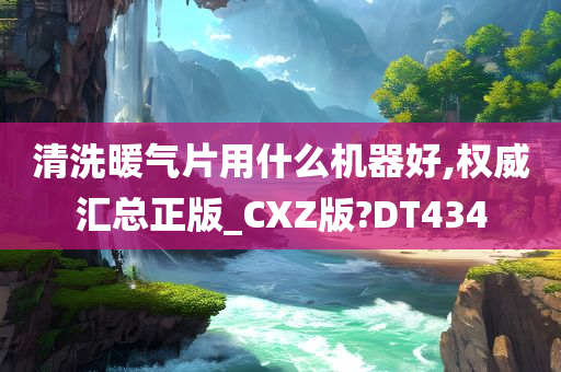 清洗暖气片用什么机器好,权威汇总正版_CXZ版?DT434