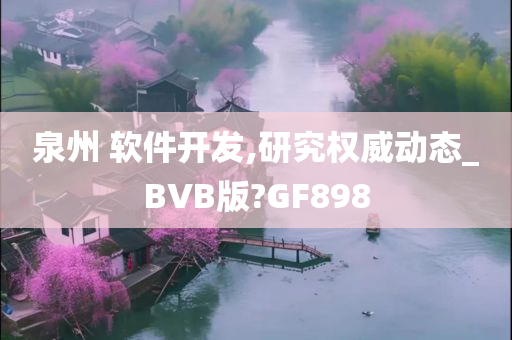 泉州 软件开发,研究权威动态_BVB版?GF898