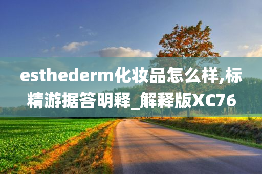 esthederm化妆品怎么样,标精游据答明释_解释版XC76