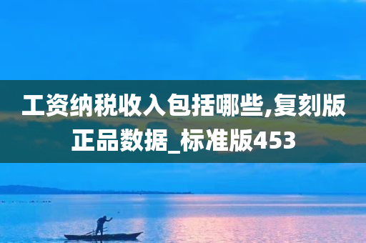 工资纳税收入包括哪些,复刻版正品数据_标准版453