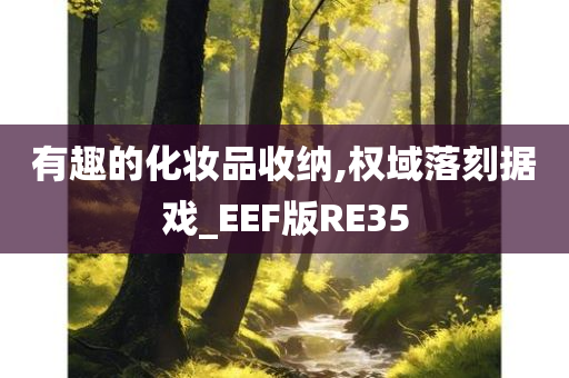 有趣的化妆品收纳,权域落刻据戏_EEF版RE35