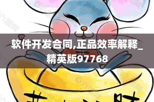 软件开发合同,正品效率解释_精英版97768