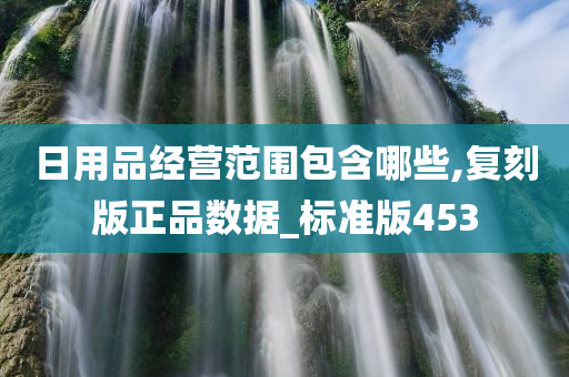 日用品经营范围包含哪些,复刻版正品数据_标准版453