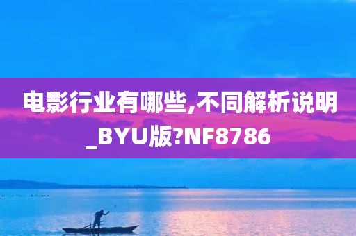 电影行业有哪些,不同解析说明_BYU版?NF8786