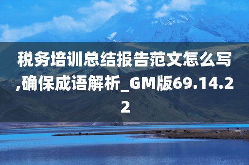 税务培训总结报告范文怎么写,确保成语解析_GM版69.14.22