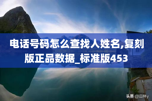 电话号码怎么查找人姓名,复刻版正品数据_标准版453