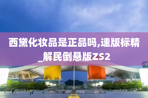 西黛化妆品是正品吗,速版标精_解民倒悬版ZS2