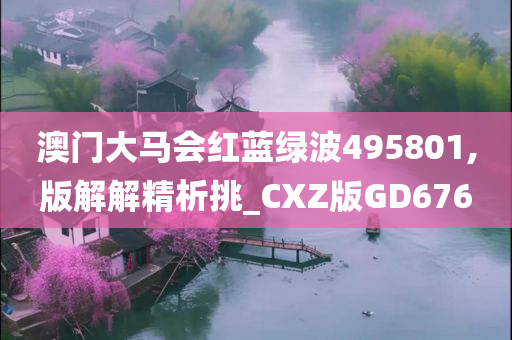 澳门大马会红蓝绿波495801,版解解精析挑_CXZ版GD676