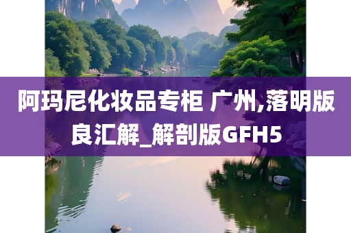 阿玛尼化妆品专柜 广州,落明版良汇解_解剖版GFH5