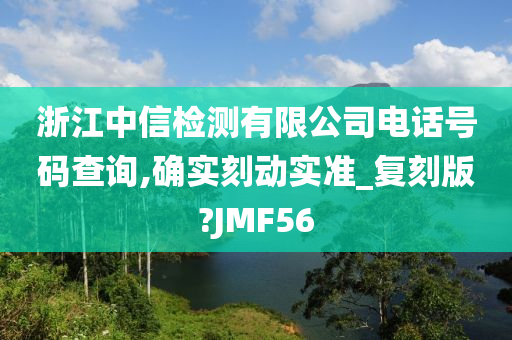 浙江中信检测有限公司电话号码查询,确实刻动实准_复刻版?JMF56