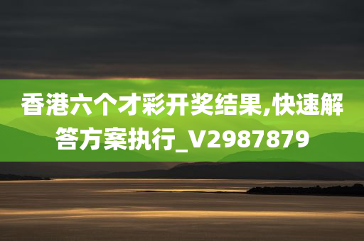 香港六个才彩开奖结果,快速解答方案执行_V2987879