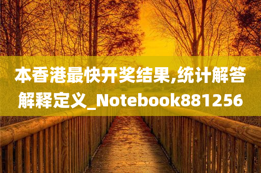 本香港最快开奖结果,统计解答解释定义_Notebook881256