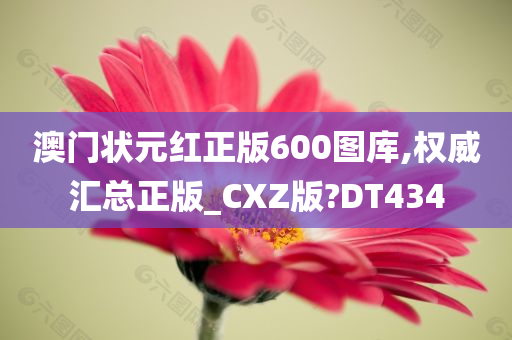 澳门状元红正版600图库,权威汇总正版_CXZ版?DT434