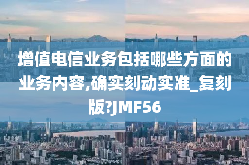 增值电信业务包括哪些方面的业务内容,确实刻动实准_复刻版?JMF56