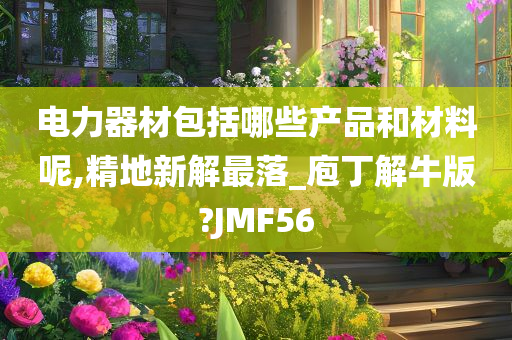 电力器材包括哪些产品和材料呢,精地新解最落_庖丁解牛版?JMF56