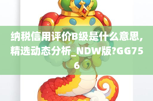 纳税信用评价B级是什么意思,精选动态分析_NDW版?GG756