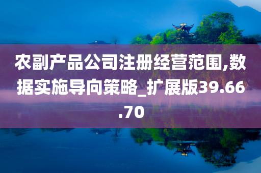 农副产品公司注册经营范围,数据实施导向策略_扩展版39.66.70