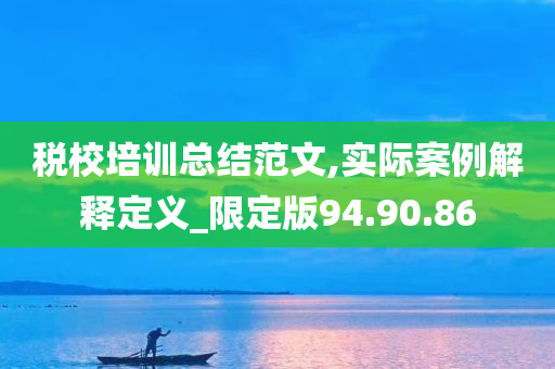 税校培训总结范文,实际案例解释定义_限定版94.90.86