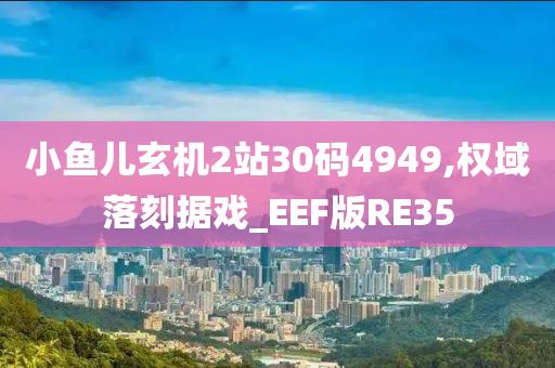 小鱼儿玄机2站30码4949,权域落刻据戏_EEF版RE35